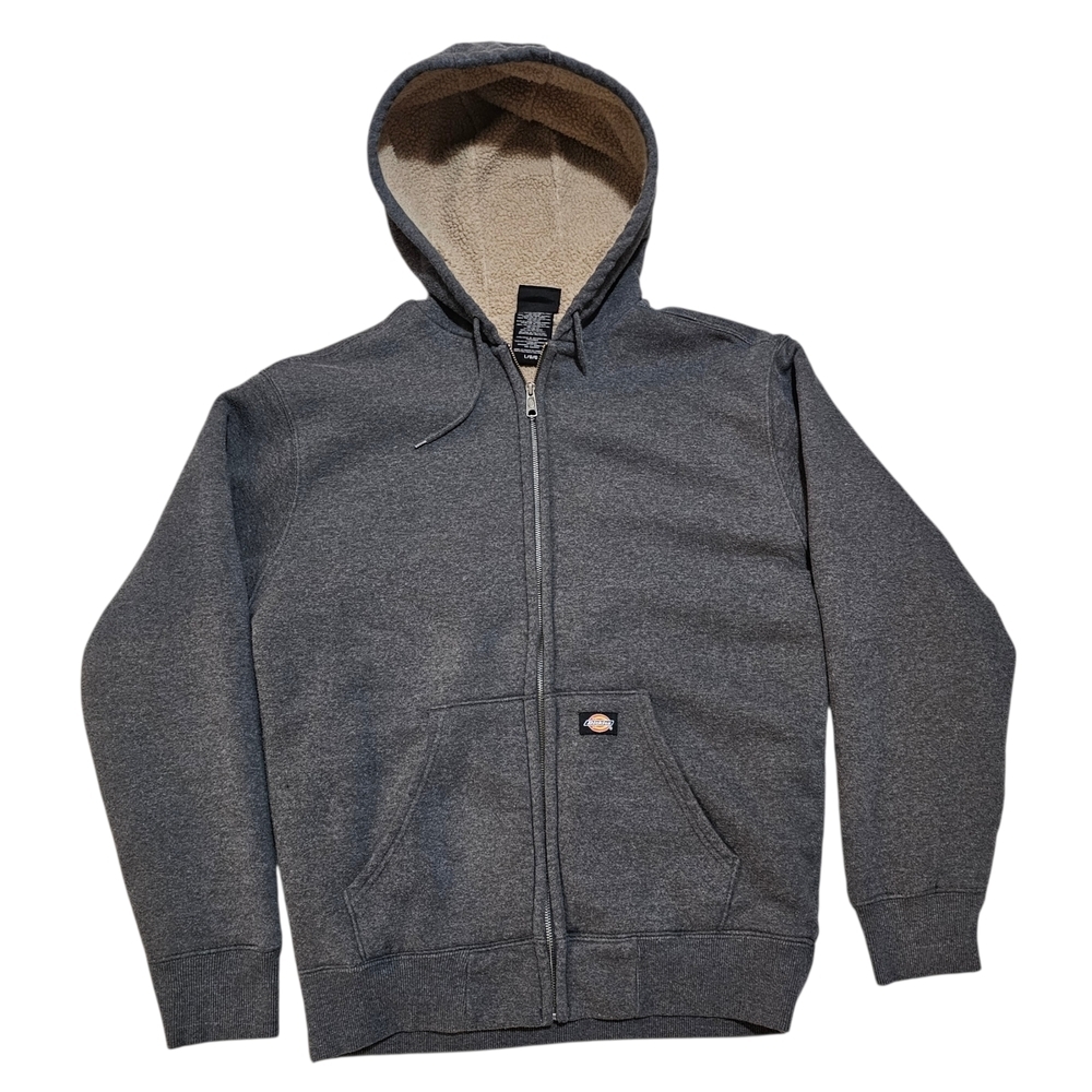 Dickies Men's Sherpa Lined Fleece Full Zip Hoodie